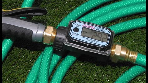 lowes water flow meter|gallon meter for garden hose.